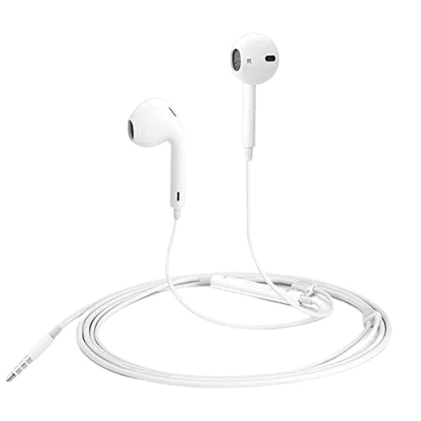 Earbuds AUX - For 3mm Jack Connections for Car, Android, TV, Radio or Speaker